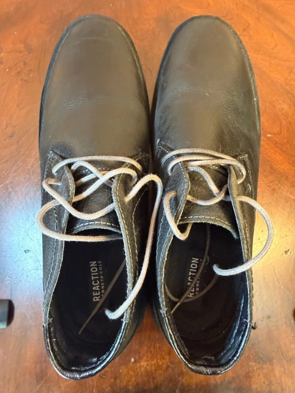 Men's‎ Black Leather Chukka Boots